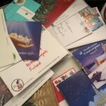 Christmas cards and recipes from Mrs. Santas